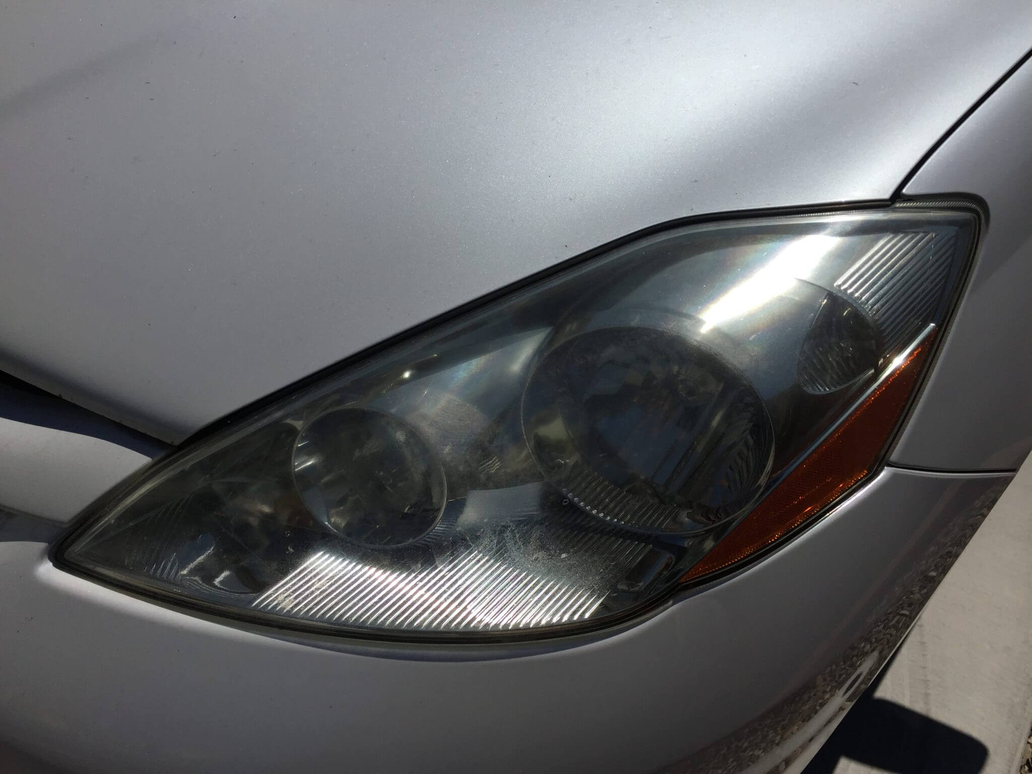 headlight restoration santa barbara goleta santa ynez buellton lompoc santa maria Toyota Seinna